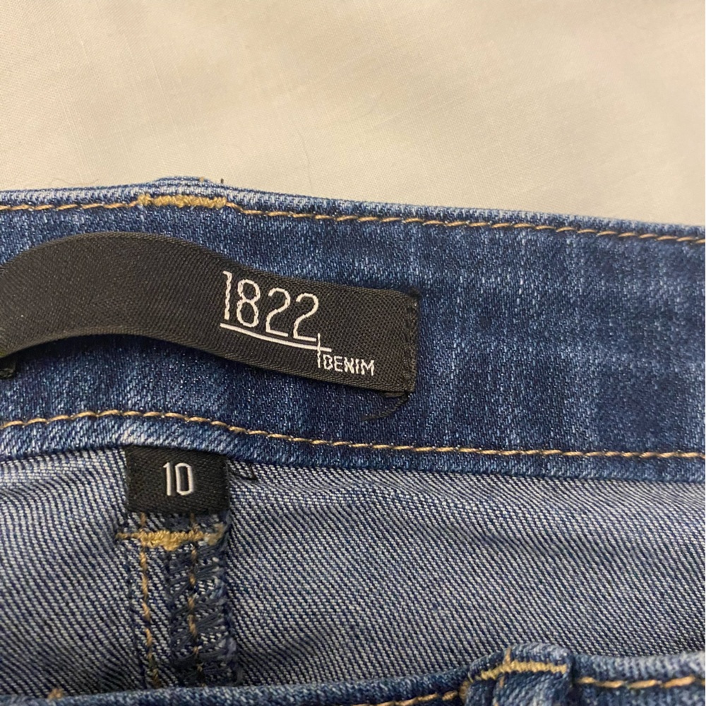 1822 Women’s Denim Ankle Blue Jeans Sz 10 - Picture 6 of 9